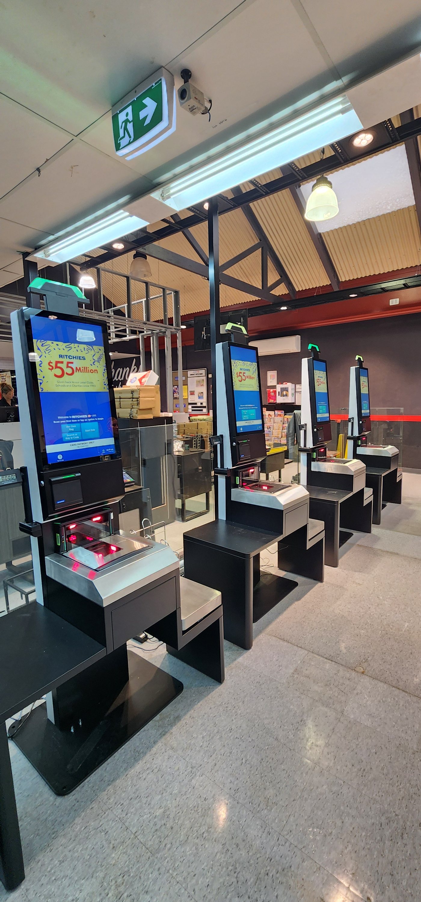 Surefire self checkout at Ritchies